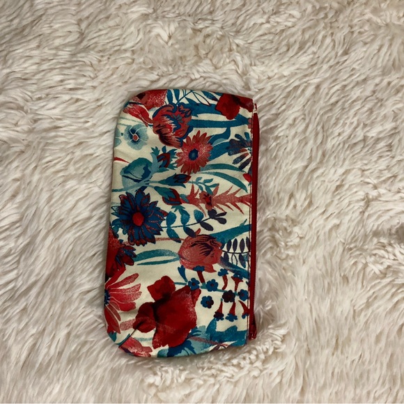 Floral Red and Blue Clutch by Dooney & Bourke - Picture 3 of 4